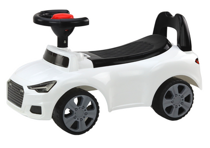 Carro Ride On com encosto QX-3396 buzina e arrumação branco