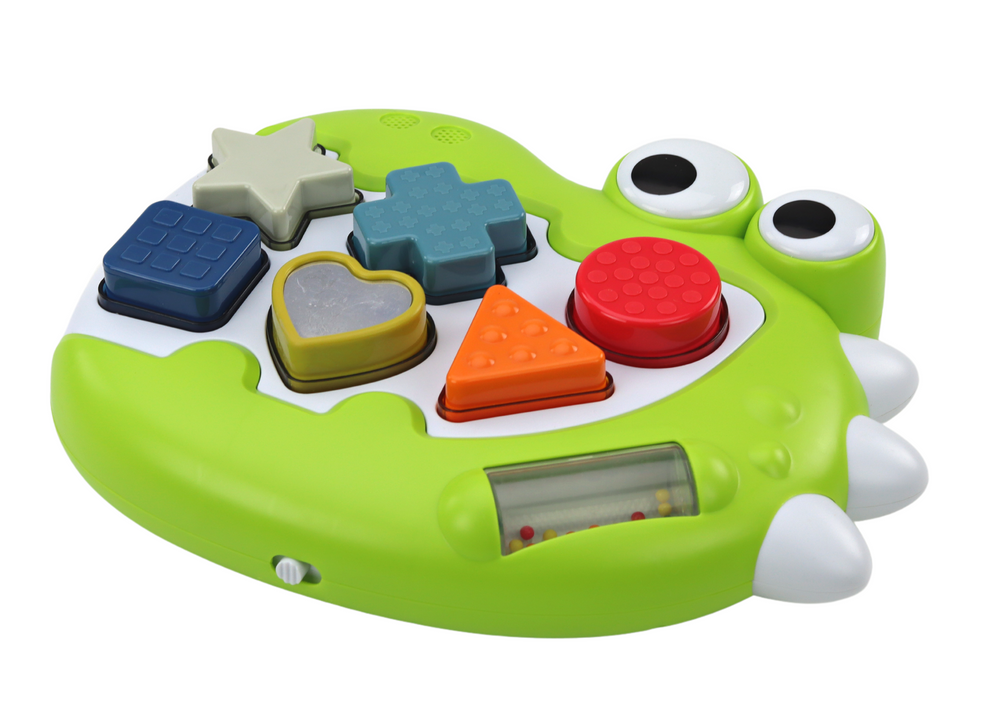 Sorter sensorial dinossauro com melodias puzzle bebés