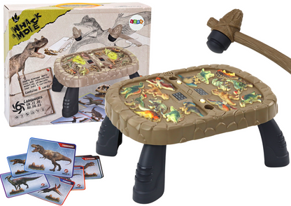 Jogo whac-a-mole dinossauros mesa