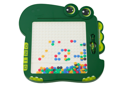 Quadro magnético educativo dinossauro mesa verde
