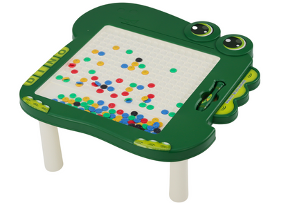 Quadro magnético educativo dinossauro mesa verde