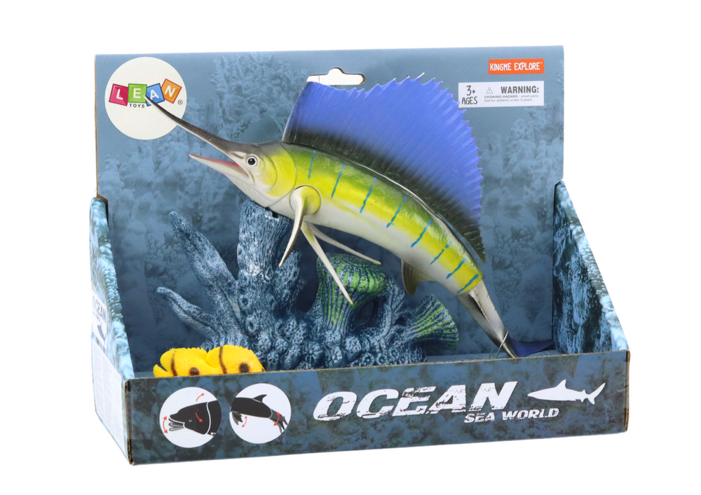 Peixe espada recife coral