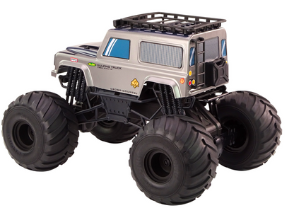 Carro RC grande SUV 1:6 cinza 2.4G