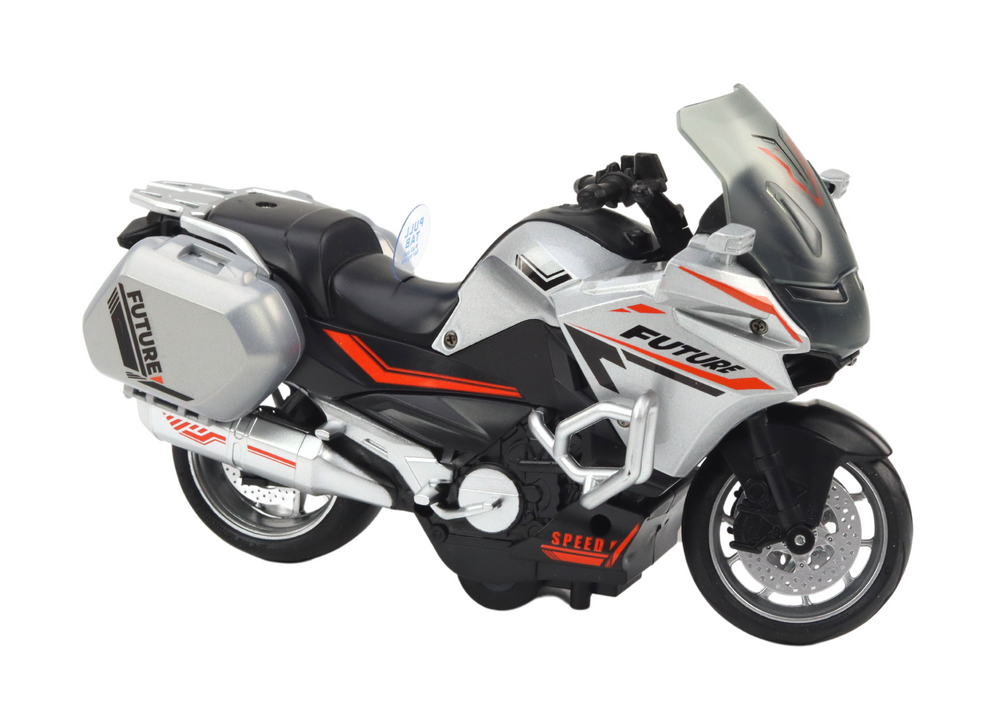 Motocicleta polícia fricção 1:10 (1 unidade, sortido)