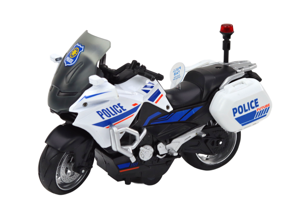 Motocicleta polícia fricção 1:10 (1 unidade, sortido)