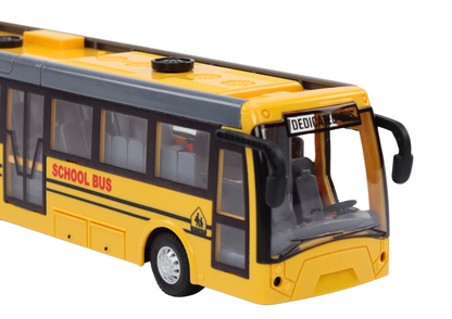 Autocarro escolar articulado RC 1:32 amarelo