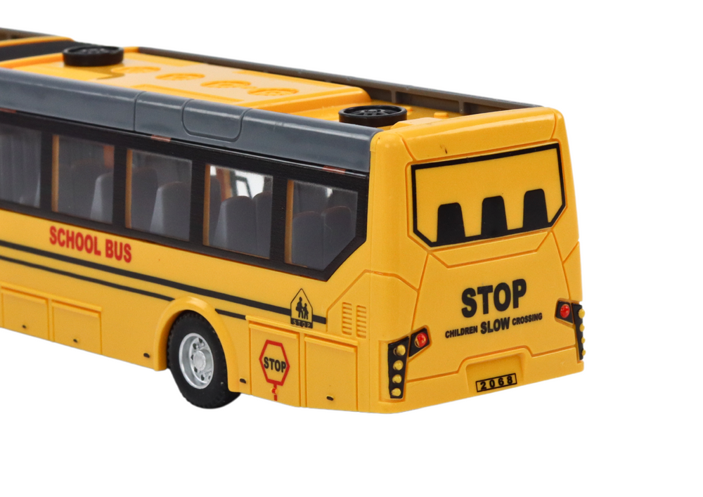 Autocarro escolar articulado RC 1:32 amarelo