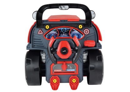 Camião motor oficina desmontagem DIY vermelho