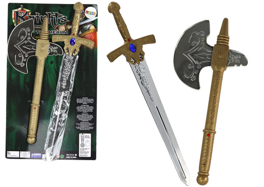 Espada machado cavaleiro Armas crianças