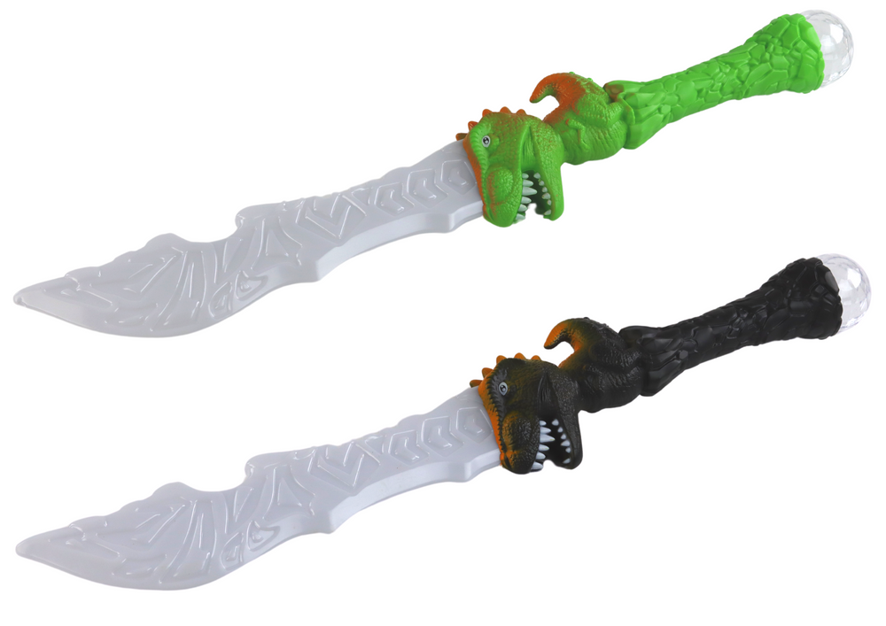 Espada luz dinossauro verde
