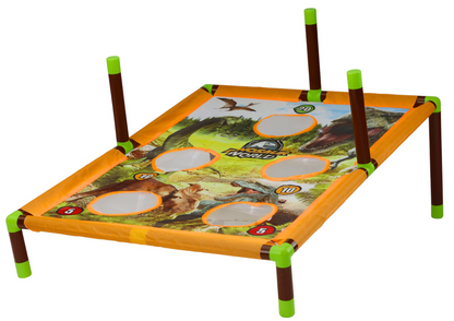 Jogo lançamento saco e argolas 2 em 1 dinossauros