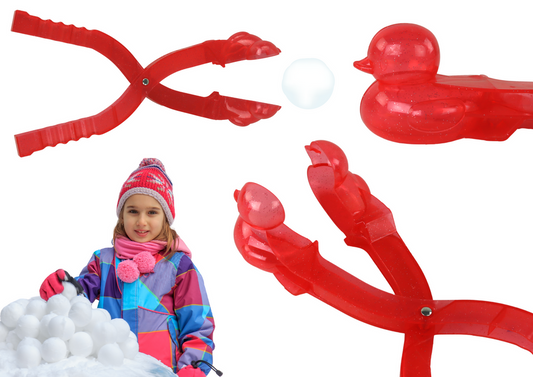 Máquina fazer bolas de neve pato vermelho