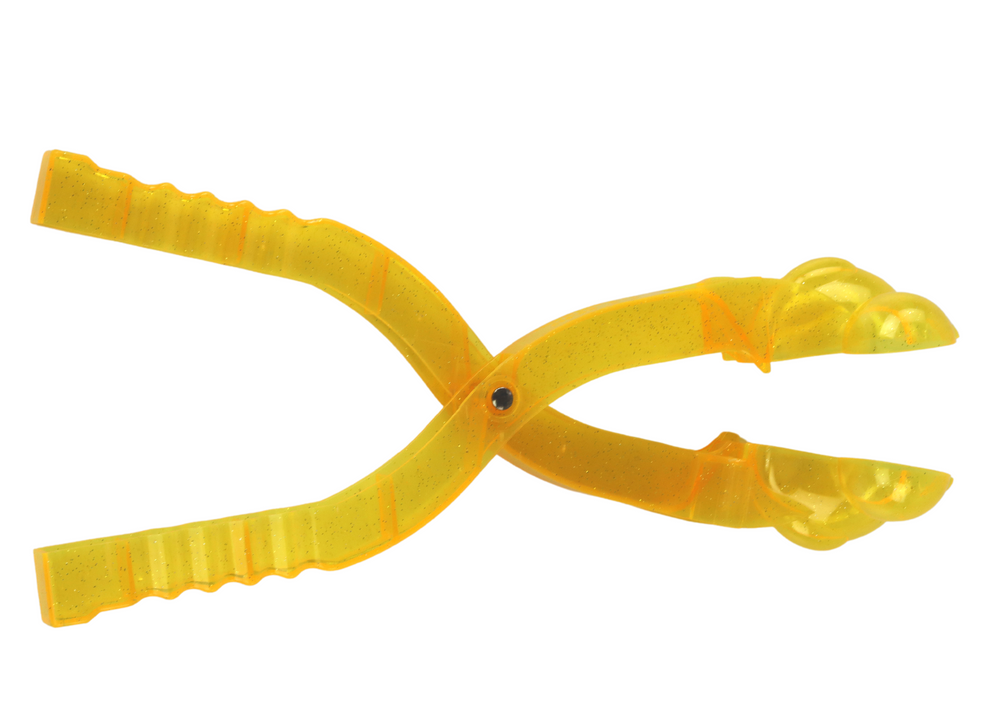 Brinquedo fazer bolas de neve pato amarelo