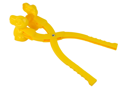 Brinquedo fazer bolas de neve dinossauro amarelo
