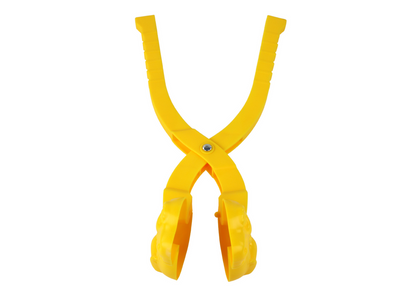 Brinquedo fazer bolas de neve dinossauro amarelo