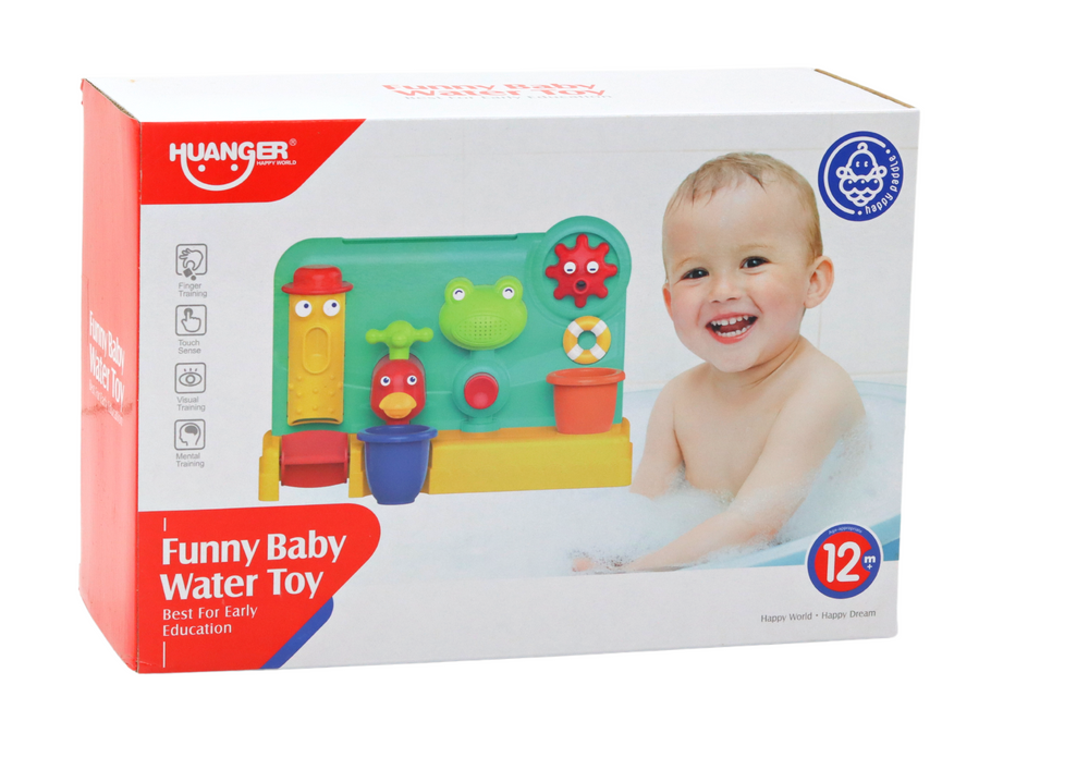 Brinquedo banho fonte moinho sapo torneira