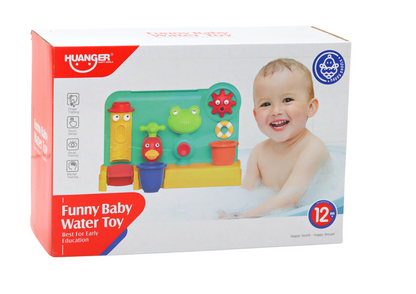 Brinquedo banho fonte moinho sapo torneira