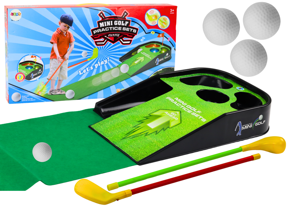 Mini golfe jogo arcade com luz e som