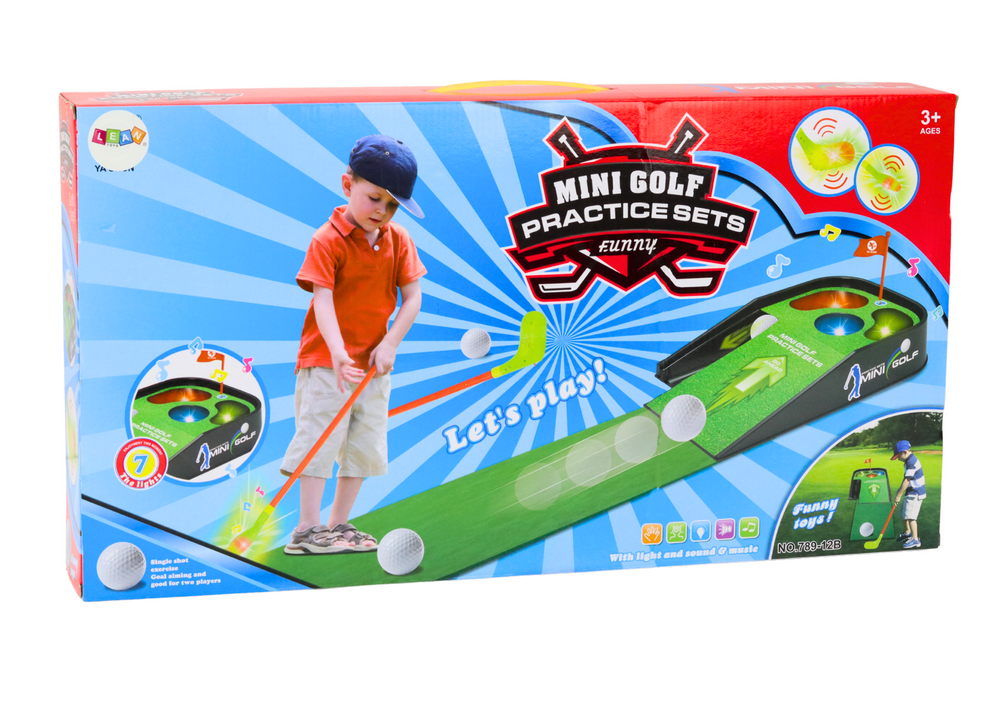 Mini golfe jogo arcade com luz e som