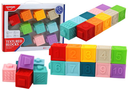 Puzzle educativo bebés formas números blocos