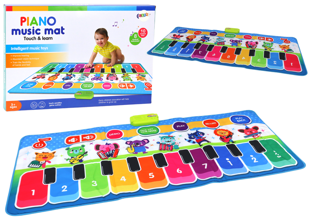 Tapete musical educativo dança com instrumentos