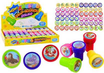 Carimbos decorativos animais marinhos 12 padrões (1 unidade, sortido)