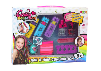 Kit beleza cabelo unhas e bálsamo labial