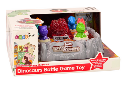 Jogo whac-a-mole dinossauros vulcão luz som fumo
