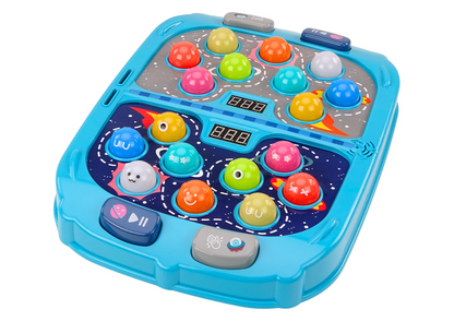 Jogo whac-a-mole espaço 9 níveis luz som