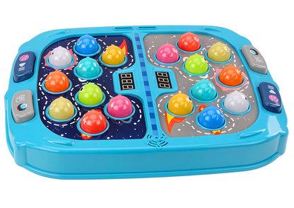Jogo whac-a-mole espaço 9 níveis luz som