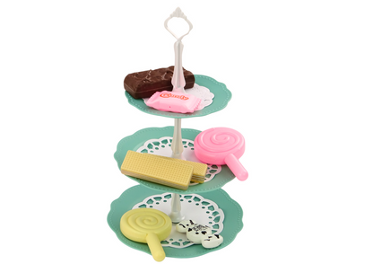 Conjunto pastelaria café doces e bolos 25 peças