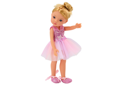 Boneca bailarina rosa 33 cm