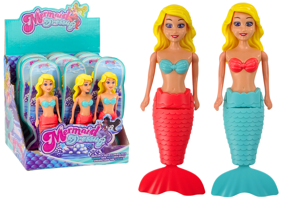 Boneca de banho sereia de corda flutuante (1 unidade, sortido)