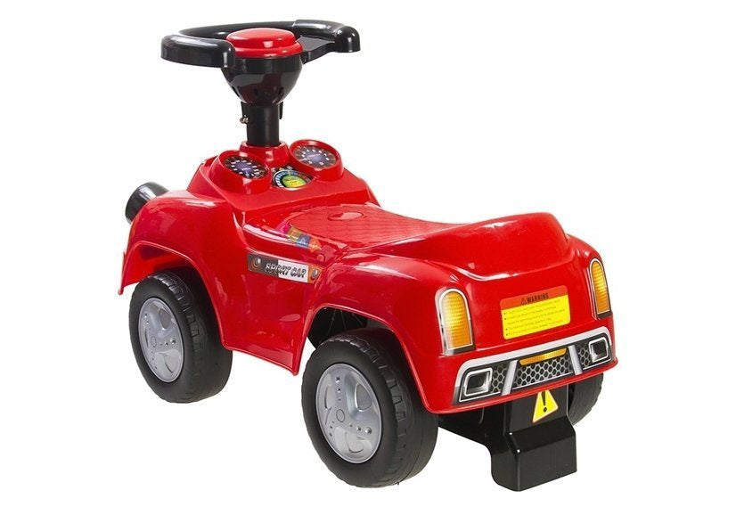 Carro andador bebé desportivo vermelho