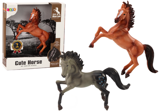 Cavalo castanho cinza estábulo (1 unidade, sortido)