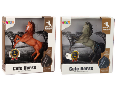 Cavalo castanho cinza estábulo (1 unidade, sortido)