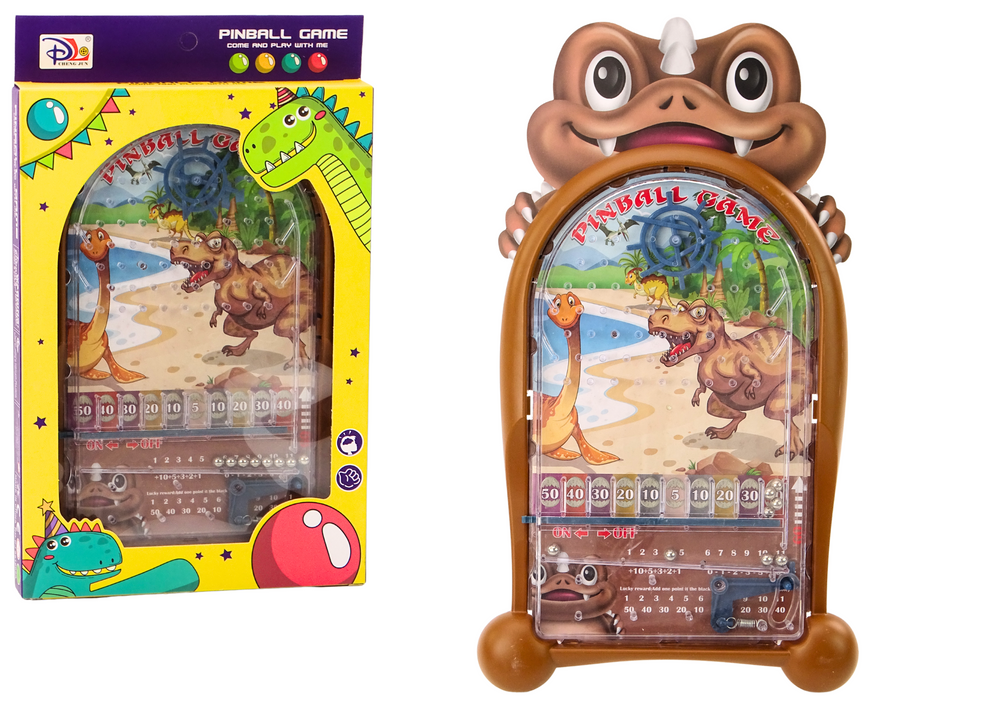 Jogo pinball dinossauros base castanha