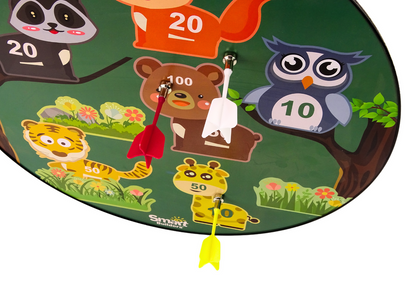 Jogo de dardos magnético animais verde