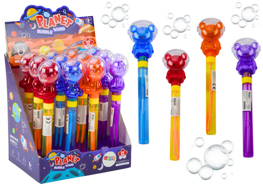 Varinha de bolhas de sabão astronauta com luz (1 unidade, sortido)