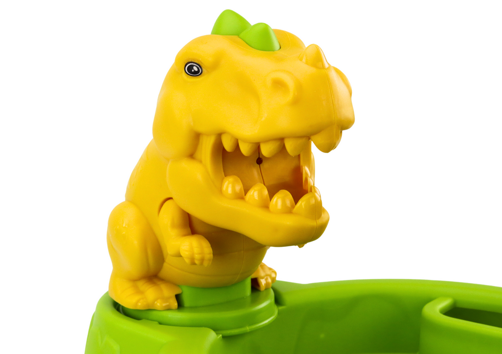 Conjunto balde areia com regador e moldes dinossauro