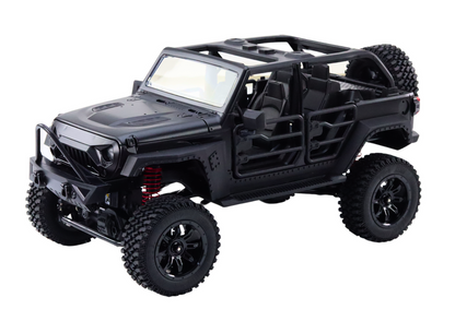 Veículo todo-o-terreno RC 2.4G 4x4 preto