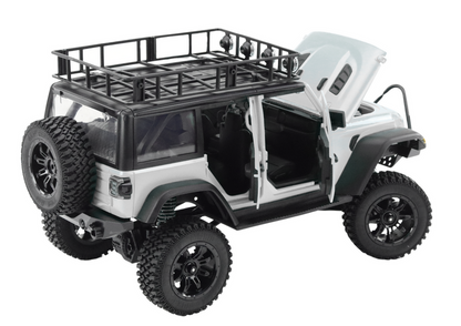 Veículo todo-o-terreno RC 2.4G 4x4 cinzento