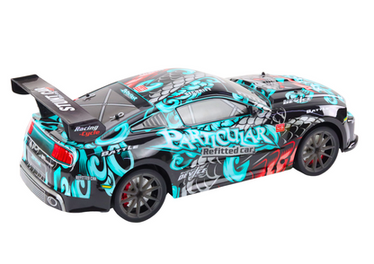 Carro desportivo RC grande 1:8 com luzes e sons grafitti