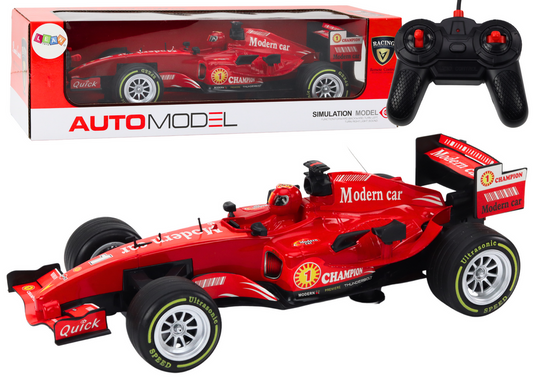 Carro RC racer 1:12 vermelho com luzes e sons