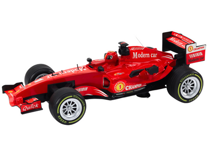 Carro RC racer 1:12 vermelho com luzes e sons