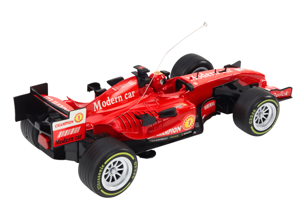 Carro RC racer 1:12 vermelho com luzes e sons