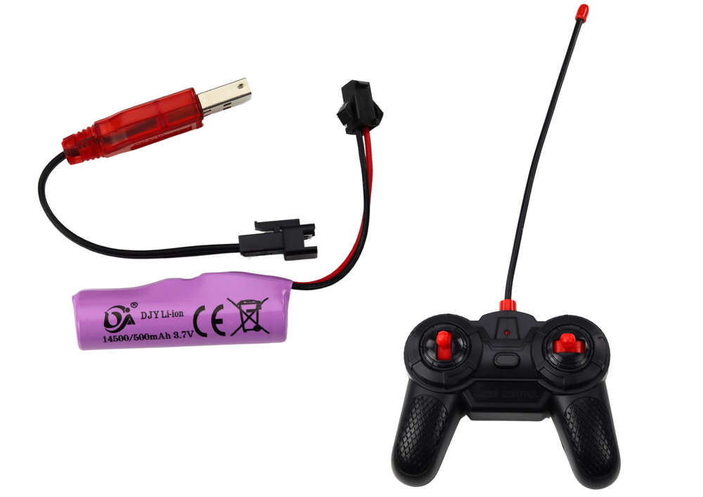 Carro RC racer 1:12 prateado com luzes e sons