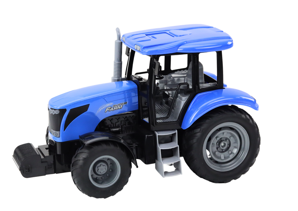 Trator RC 2.4G com som azul