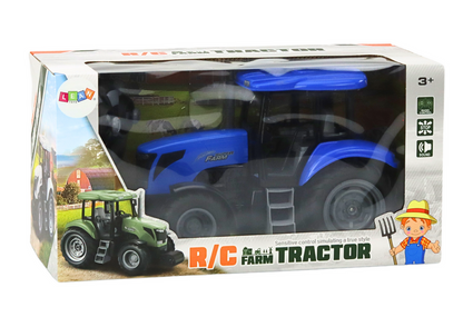 Trator RC 2.4G com som azul