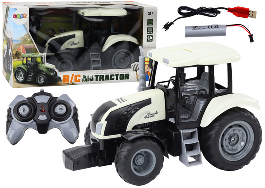 Trator RC 2.4G com som branco